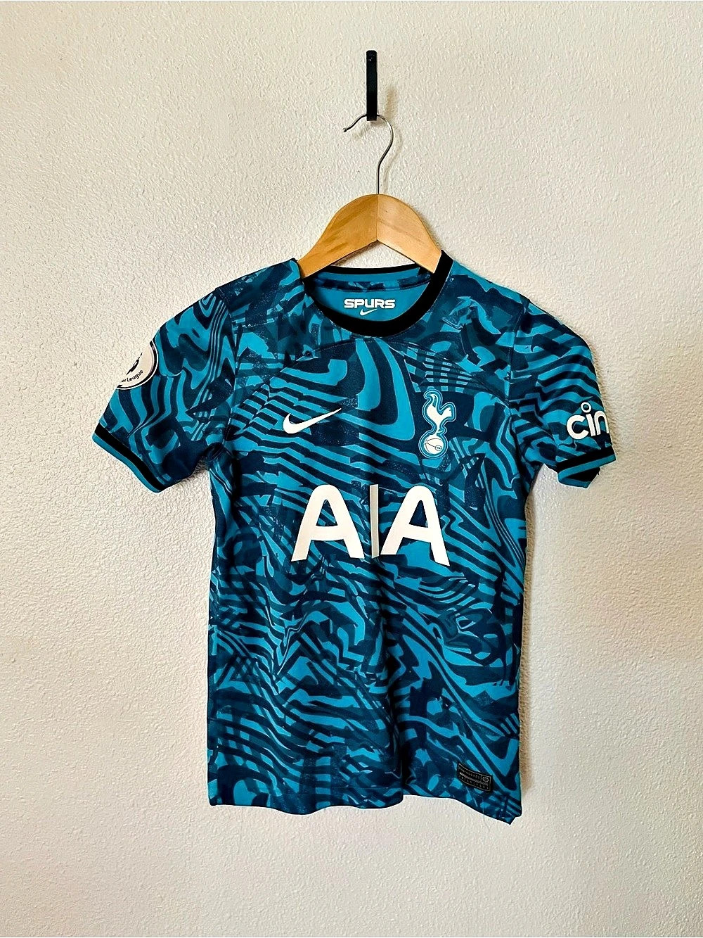 Nike Tottenham Hotspur 2022/2023 THIRD FOOTBALL SOCCER SHIRT JERSEY M Youth Kids